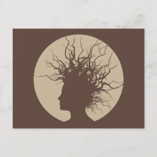 Cartão Postal Árvore humana