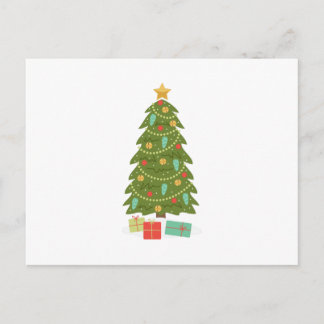 Cartão Postal Árvore Natal