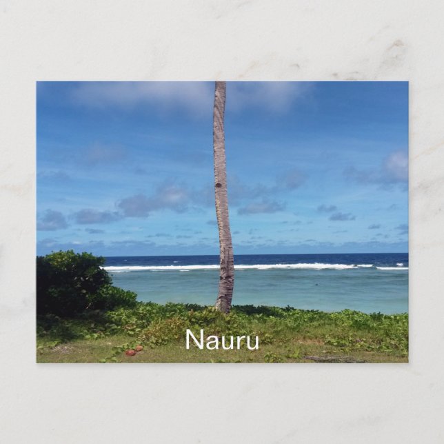 Cartão Postal árvore nauru (Frente)