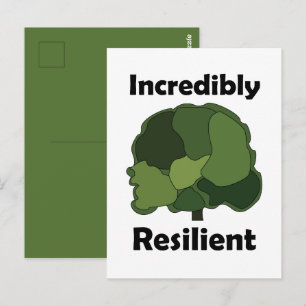 Cartão Postal Árvore Sicômoro Incrivelmente Resiliente Inspirado