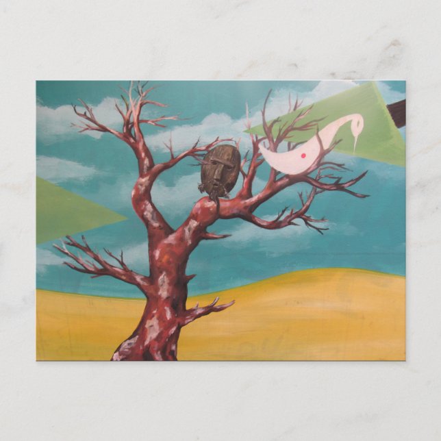 Cartão Postal árvore surreal do valparaíso (Frente)