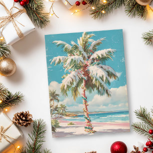 Cartão Postal Árvore Tropical de Palm Beach