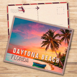Cartão Postal Árvore Tropical de Palma Tropical de Daytona Beach