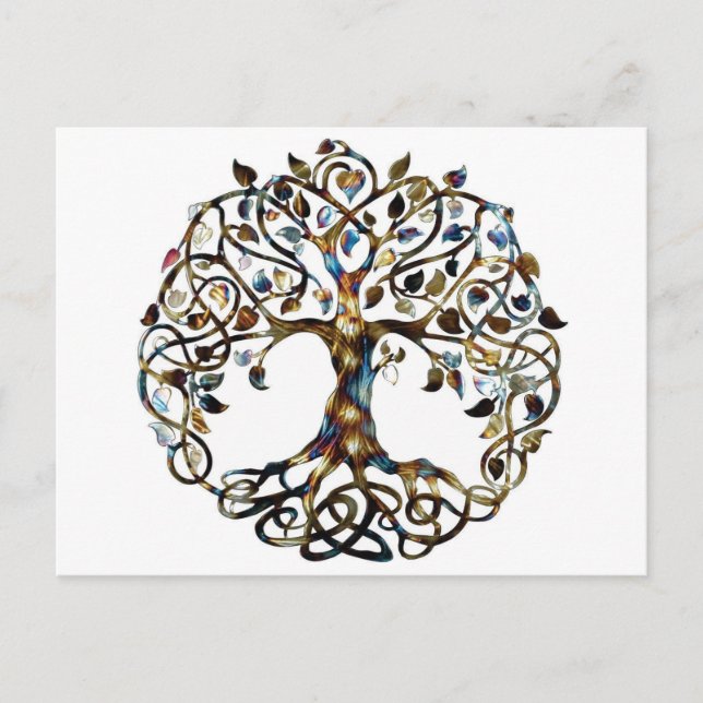 Cartão Postal Árvore viva (Frente)