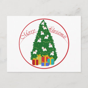 Cartão Postal Árvore Westie