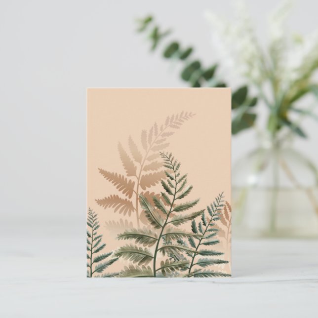 Cartão Postal Árvores Aquarela 4 (Em pé/Frente)