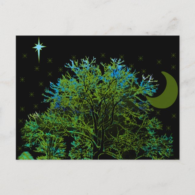 Cartão Postal Árvores Blues (Frente)