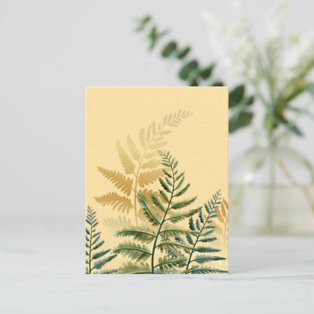 Cartão Postal Árvores de Aquarela 2 (Em pé/Frente)