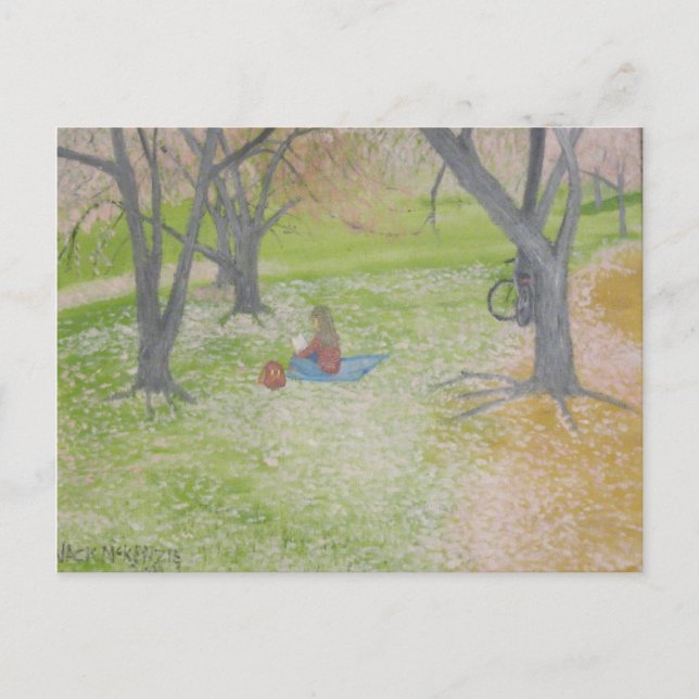 Cartão Postal Árvores de Cereja - Leitor (Frente)