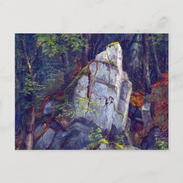 Cartão Postal Árvores por Asher Brown Durand (Frente)