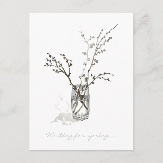 Cartão Postal Árvores vão florescer (Frente)