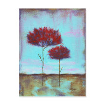 Árvores Vermelhas, Abstrato,