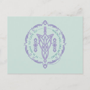 Cartão Postal ARWEN™ Evenstar Gráfico de Citação
