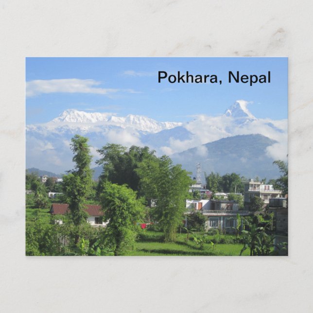 Cartão Postal As Anapuras de Pokhara (Frente)