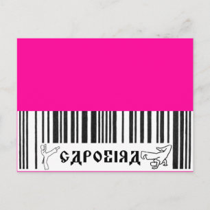 Cartão Postal as artes capoeira marciais amam o brasil