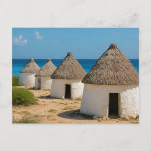 Cartão Postal As cabanas em bonaire
