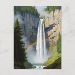 Cartão Postal  As Cataratas de Krimml Áustria Maior Cachoeira 