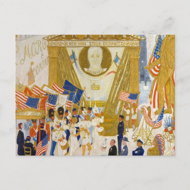 Cartão Postal As Catedrais de Wall Street, 1939 (Frente)