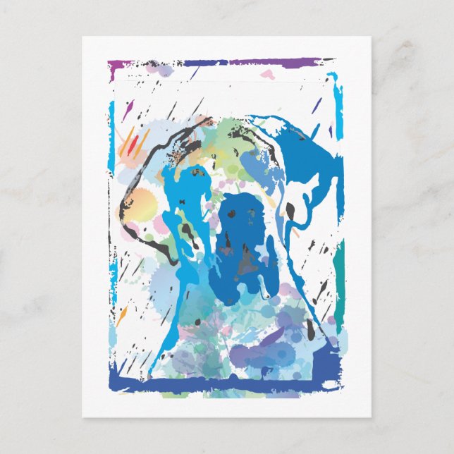 Cartão Postal As cores Dane (Frente)