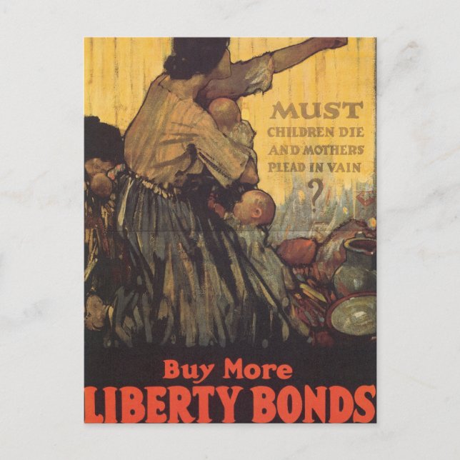 Cartão Postal As Crianças Devem Morrer (Frente)