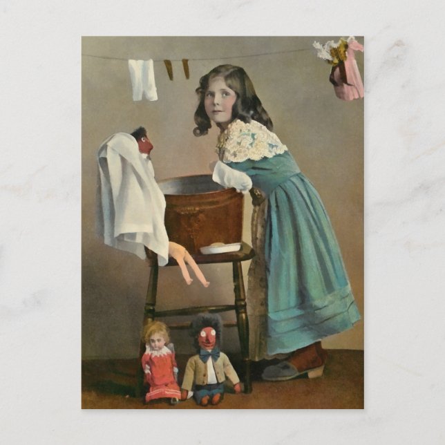 CARTÃO POSTAL AS CRIANÇAS ME DÃO MUITO TRABALHO (Frente)