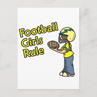 Cartão Postal As garotas de futebol governam!