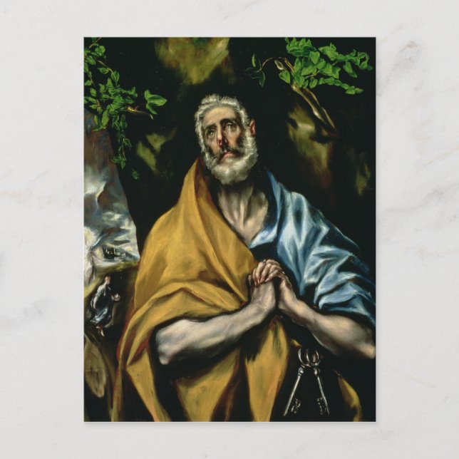 Cartão Postal As lágrimas de Peter Rua, final dos anos 80 (Frente)