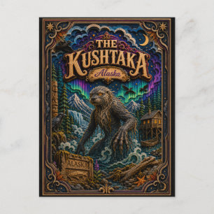 Cartão Postal As Lendas do Kushtaka Alaska Popcut