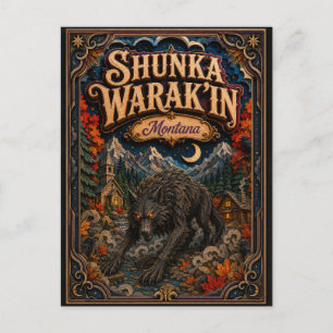 Cartão Postal As Lendas do Shunka Warak’in Montana Popcut