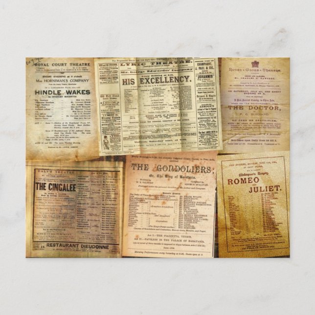 Cartão Postal As Letras (Frente)