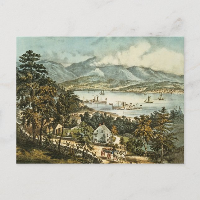 Cartão Postal As Montanhas Catskill (Frente)