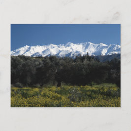 Cartão Postal As montanhas de Creta