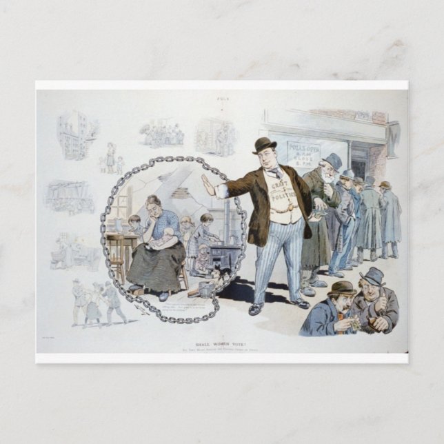 Cartão Postal As Mulheres Devem Votar? (Frente)