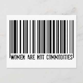 Cartão Postal As Mulheres Não São Mercadorias