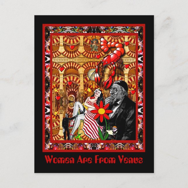 Cartão Postal As Mulheres São De Vênus (Frente)