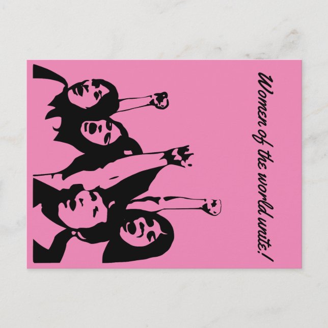 Cartão Postal As Mulheres Unem (Frente)