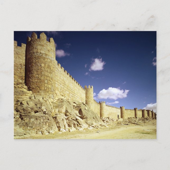 Cartão Postal As muralhas da cidade (Frente)