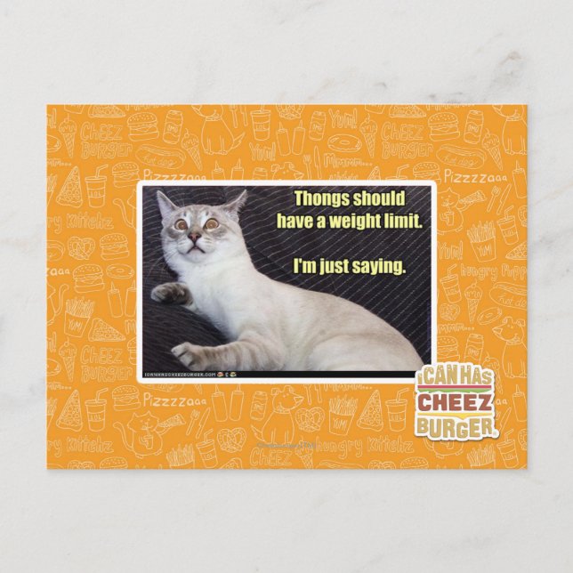 Cartão Postal As músicas devem ter um limite de peso. (Frente)