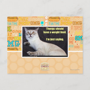 Cartão Postal As músicas devem ter um limite de peso.