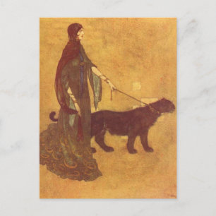 Cartão Postal As Noites Árabes de Dulac