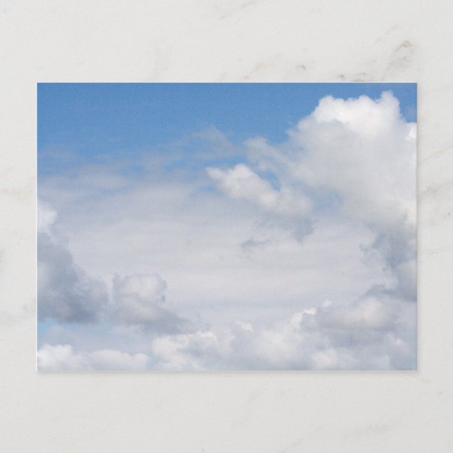 Cartão Postal As nuvens têm almas? (Frente)