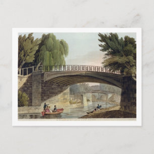 Cartão Postal As Pontes sobre o Canal em Sydney Gardens, de
