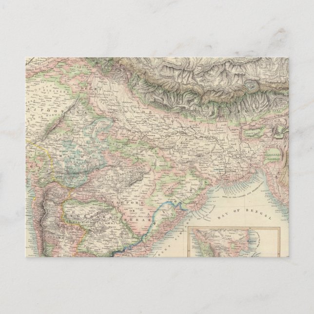 Cartão Postal As Posse Britânicas nas Índias Orientais (Frente)