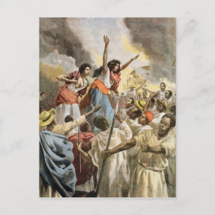 Cartão Postal As princesas reais pregando a Santa Guerra