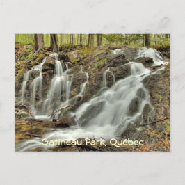 Cartão Postal As quedas no Mackenzie King Estate, Parque Gatinea