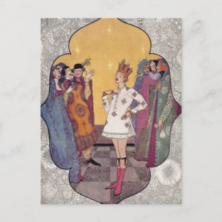 Cartão Postal As roupas novas do imperador