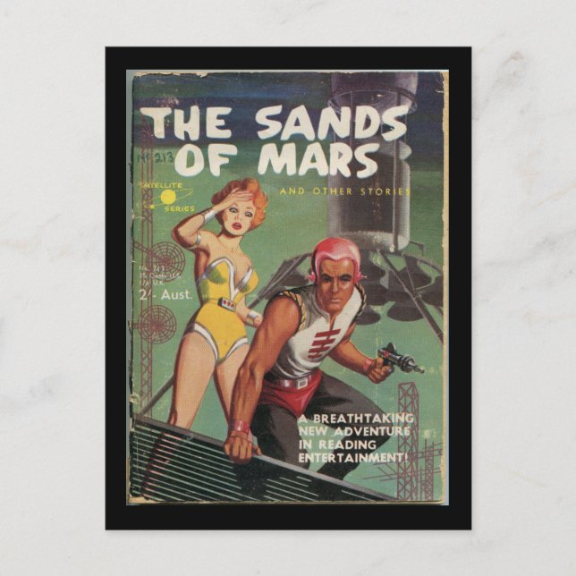 Cartão Postal AS SANDS DE MARS_Pulp Art (Frente)