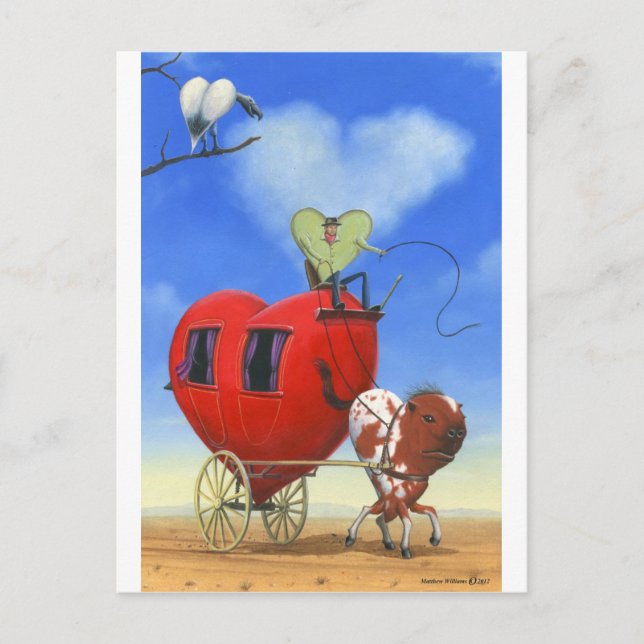 Cartão Postal As terras do coração (Frente)