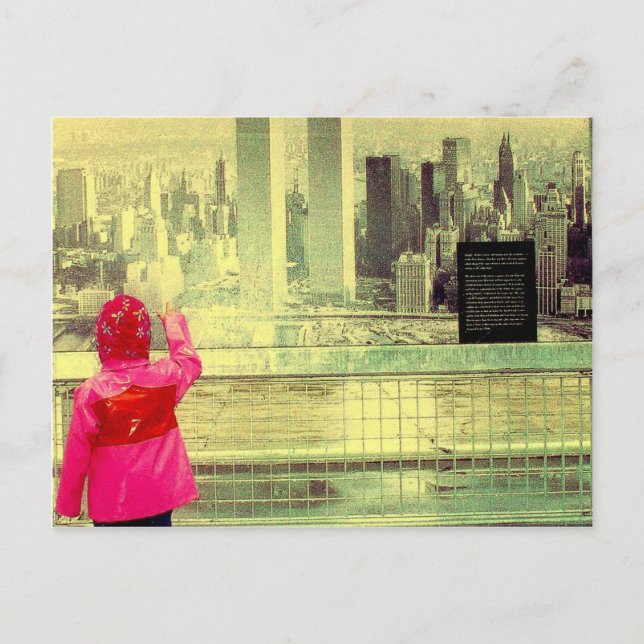 Cartão Postal As torres e uma criança (Frente)