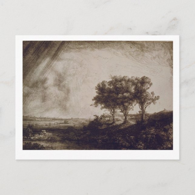 Cartão Postal As Três Árvores (Frente)